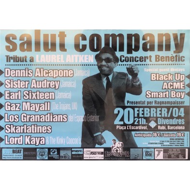 Poster Salut Company . Tributo a Laurel Aitken (A3)