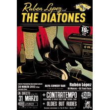 Rubén López & The Diatones @ Gruta 77 - 2012 (poster)