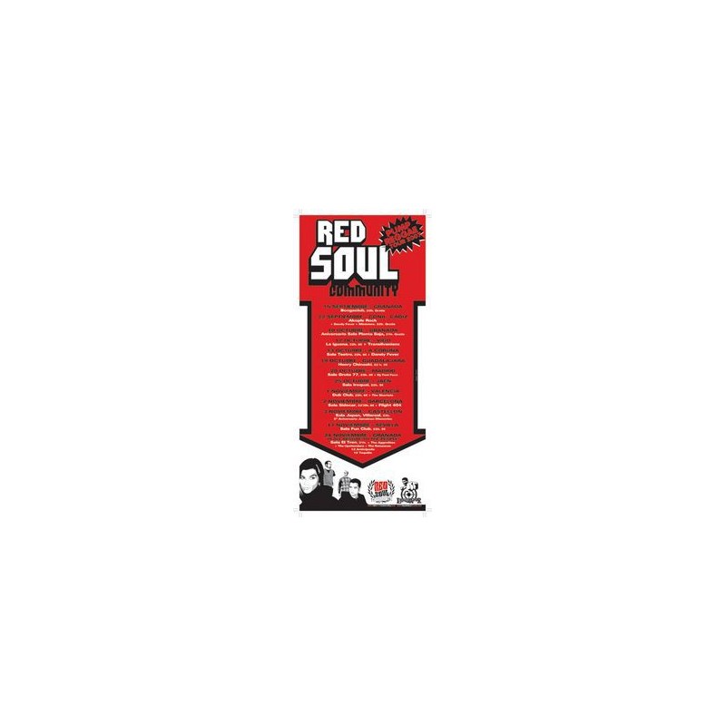 Poster Red Soul Community (70x33cm)